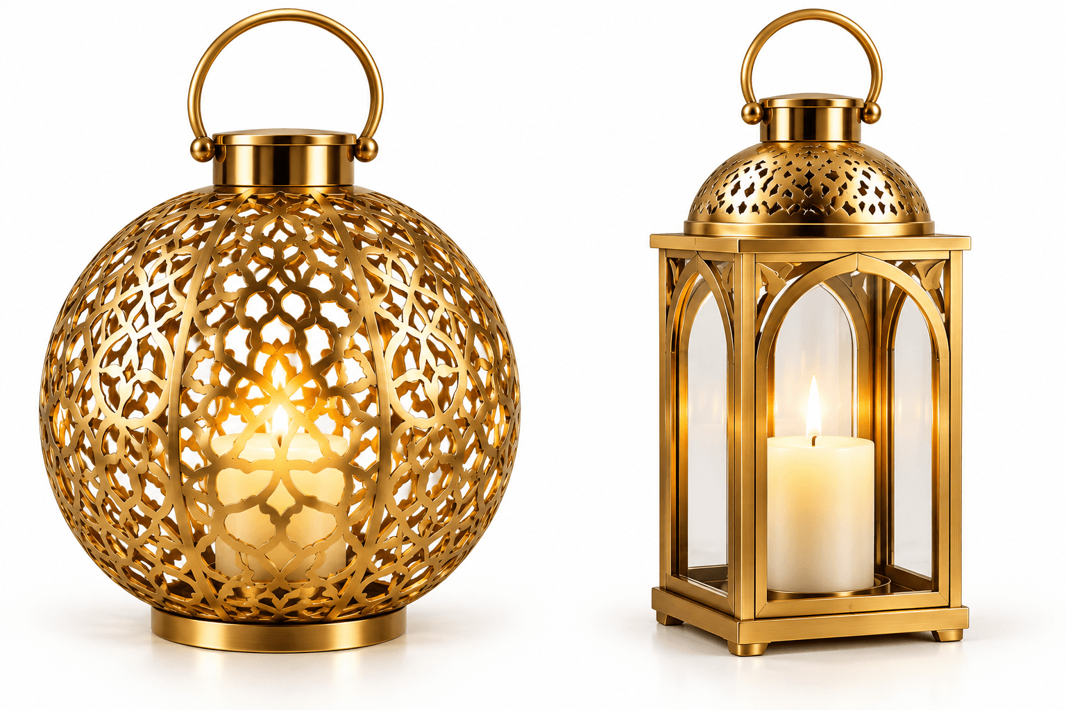 lantern candle holders — image 1