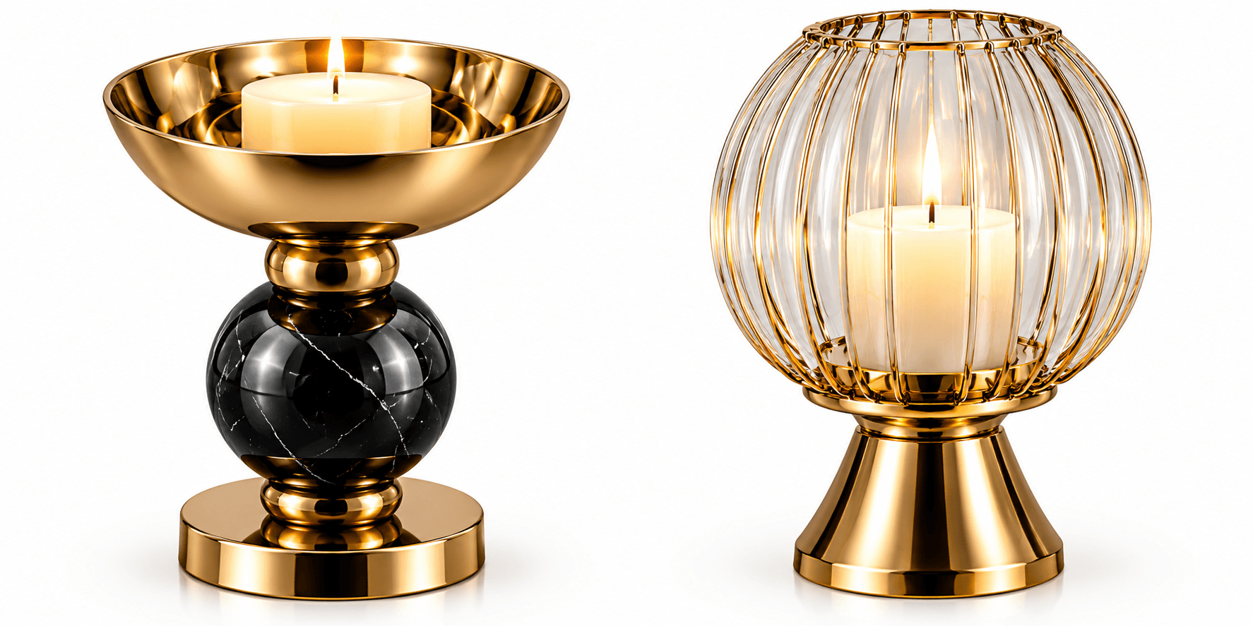 table candle holders — image 1
