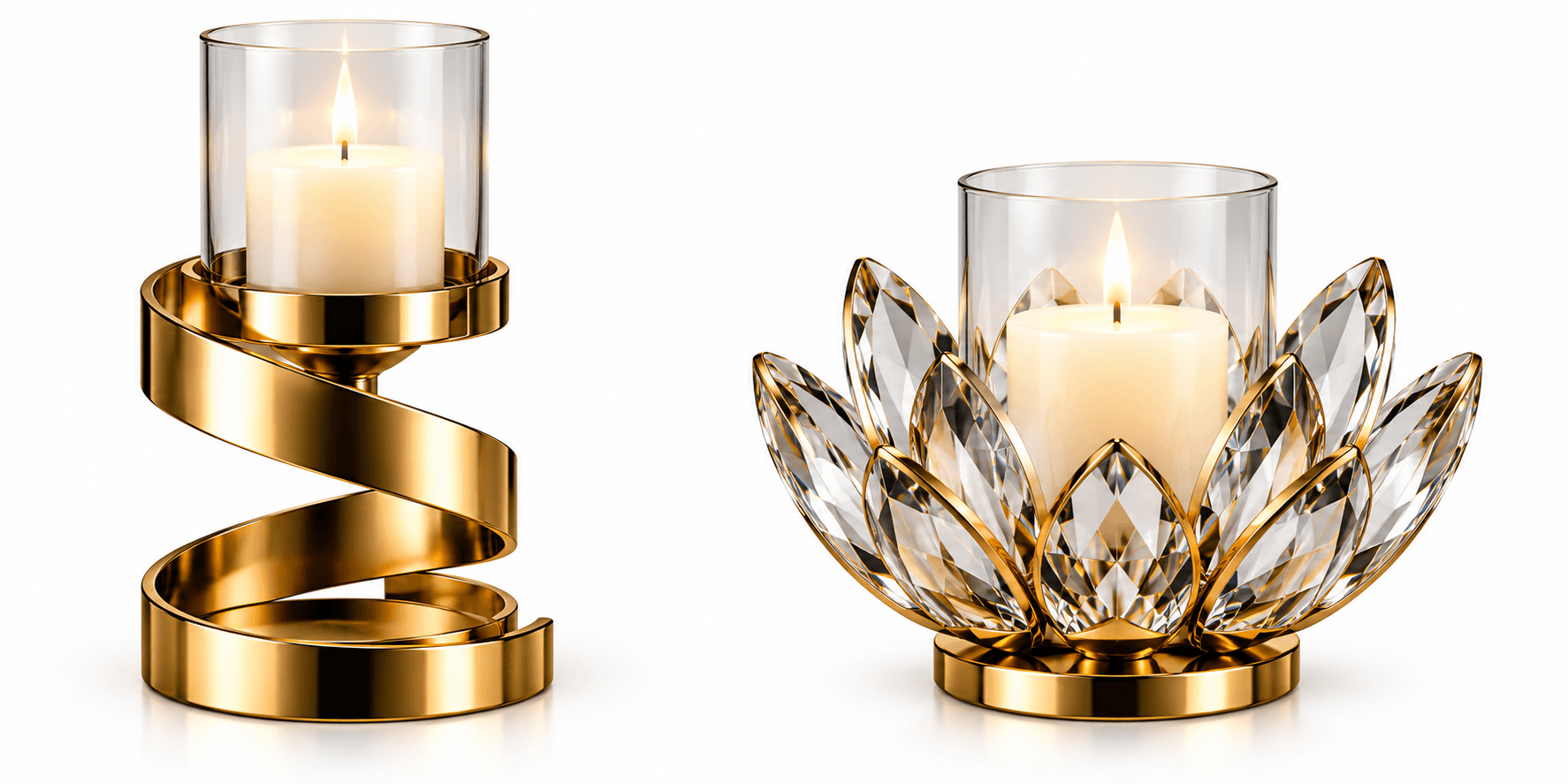 table candle holders — image 1